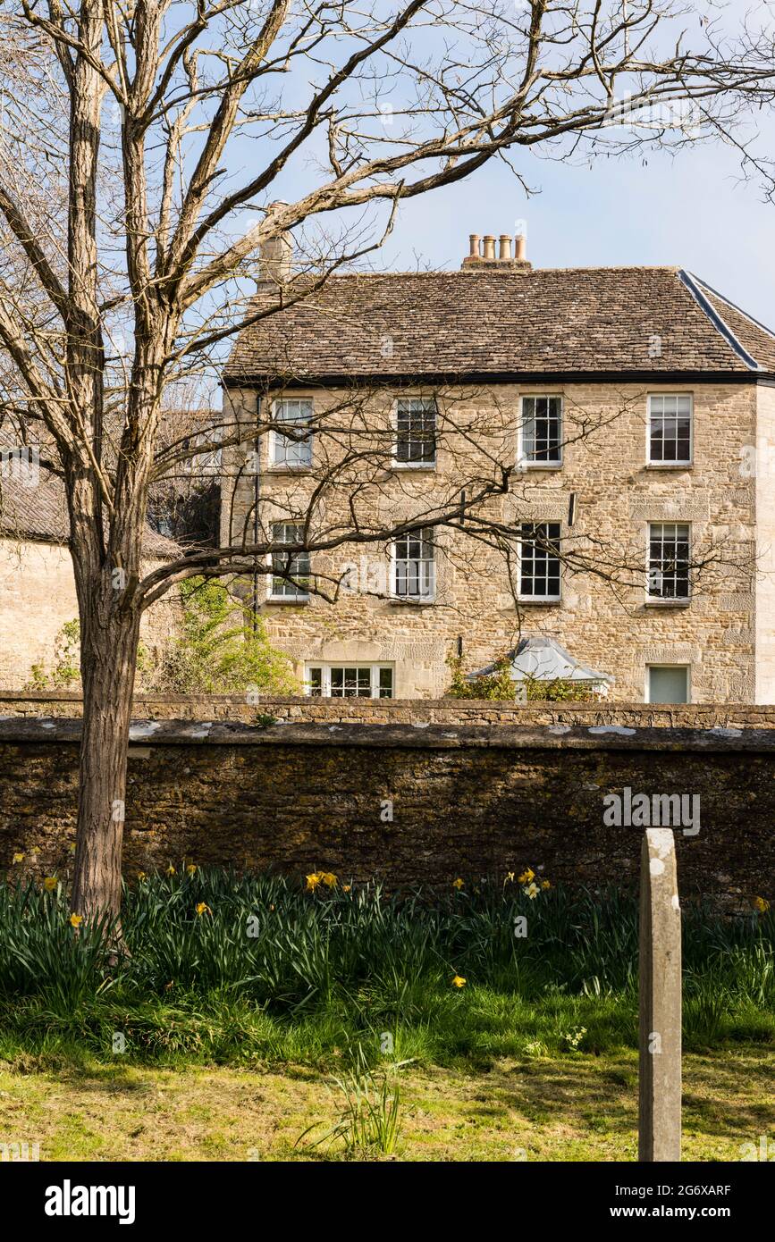 Period house, Tetbury, Gloucestershire Stock Photo Alamy