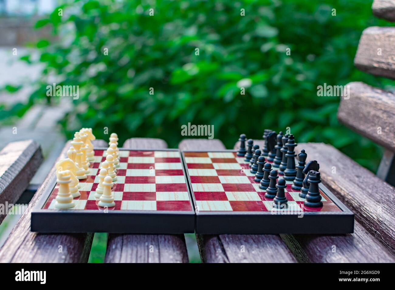 White Chess Pieces on a Chess Board and Open World on Blurred Background.  Teamwork Concept Fo Succes Stock Photo - Image of design, horse: 157249402