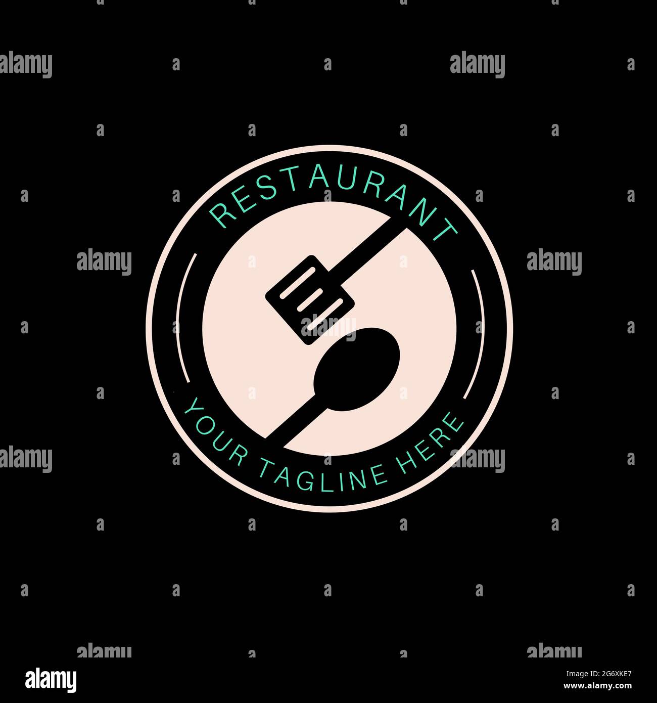 New restaurant food and meal logo and symbols Stock Vector Image & Art