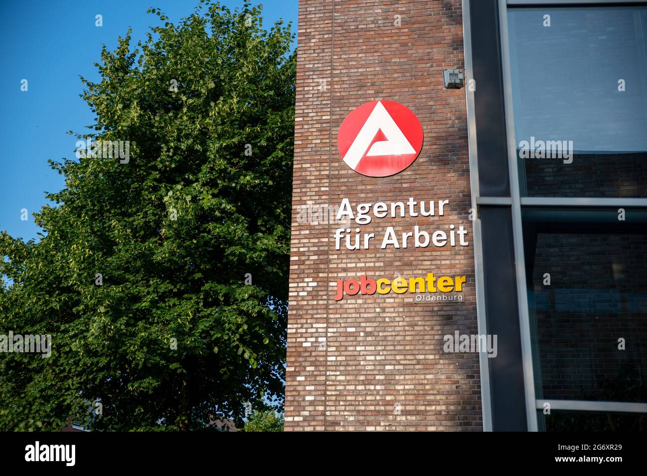 06.26.2021 Employment Agency And Jobcenter In Oldenburg. Stock Photo