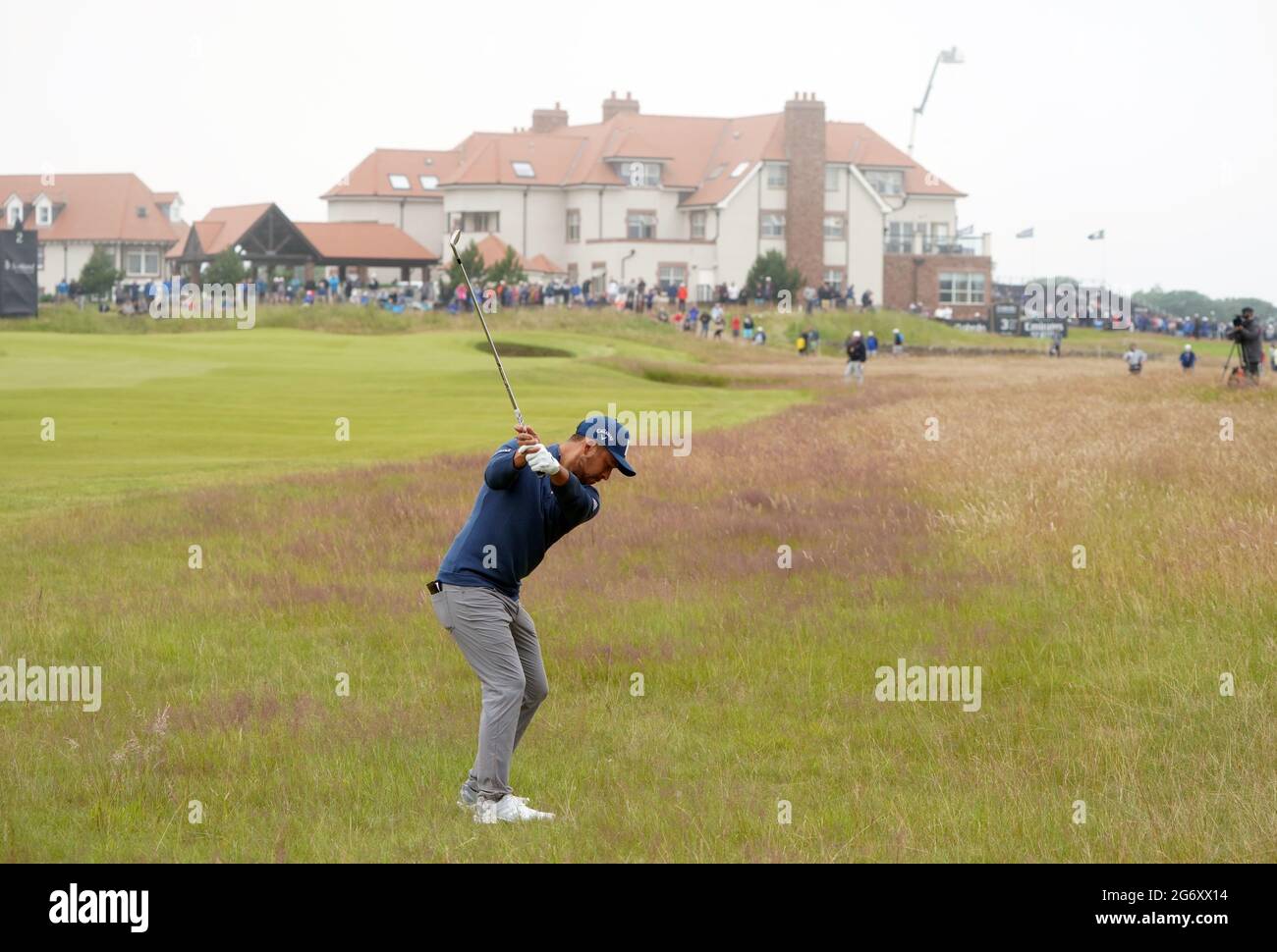 Xander schauffele on the 2nd fairway during day two of the aberdeen