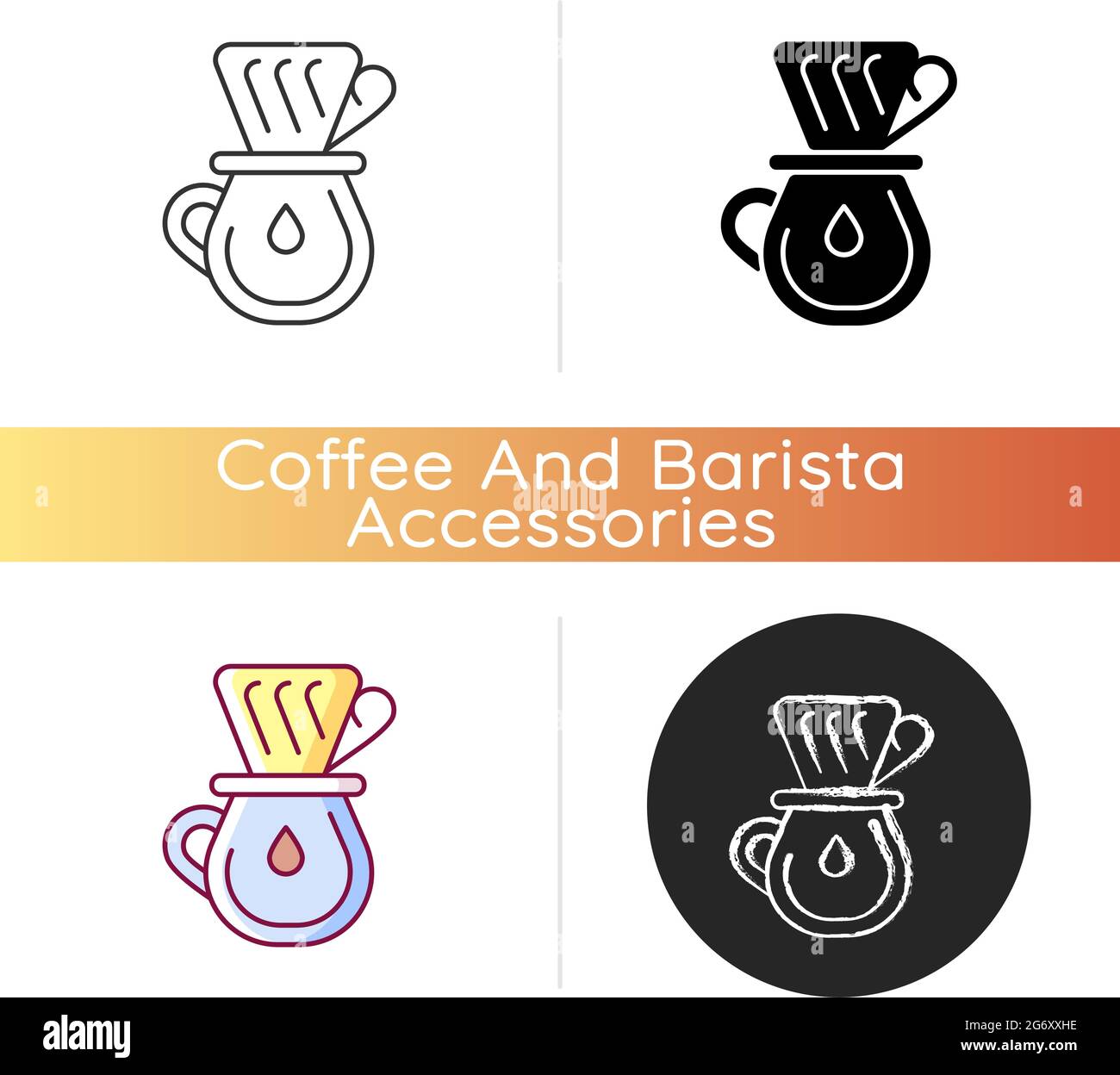 Drip coffee icon Stock Vector Image & Art Alamy
