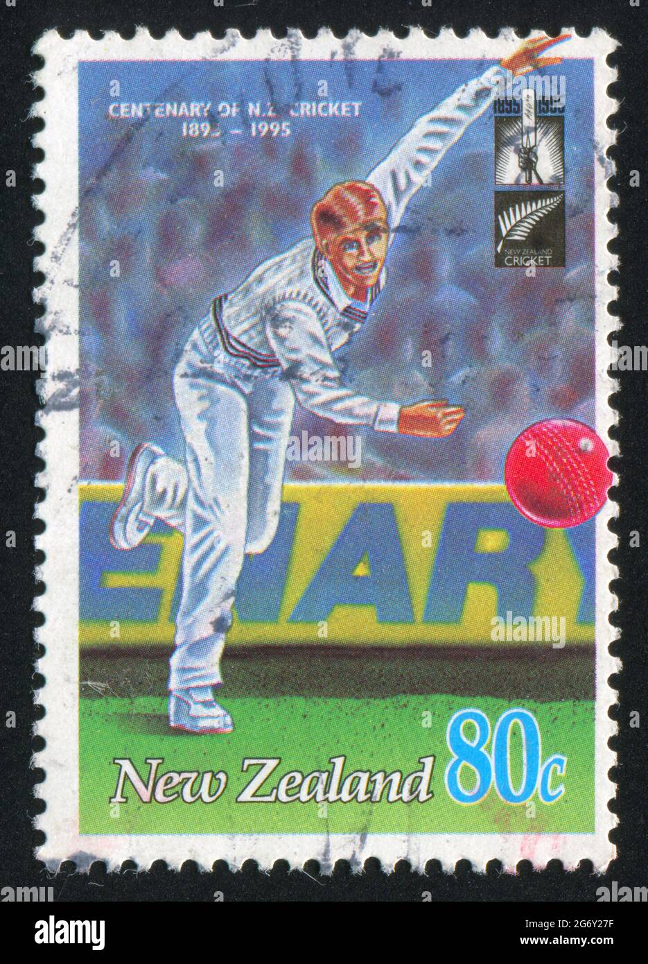 NEW ZEALAND CIRCA 1995 Stamp Printed By New Zealand Shows Man 