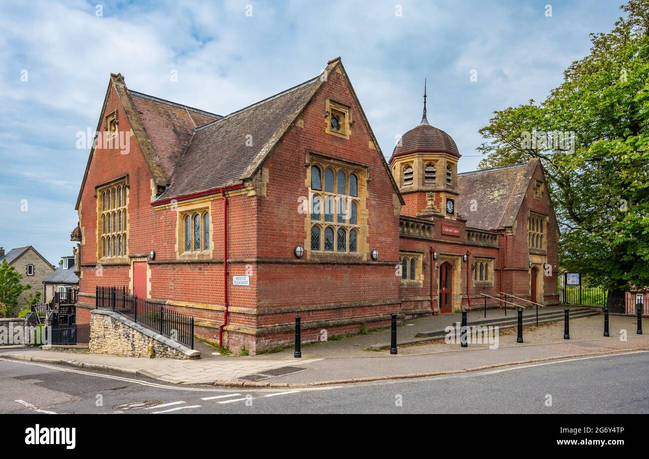 Cathedral Centre (formally known as St. Mary's Hall) - Grade II listed restored parish hall in Arundel, West Sussex, England, UK. Stock Photo