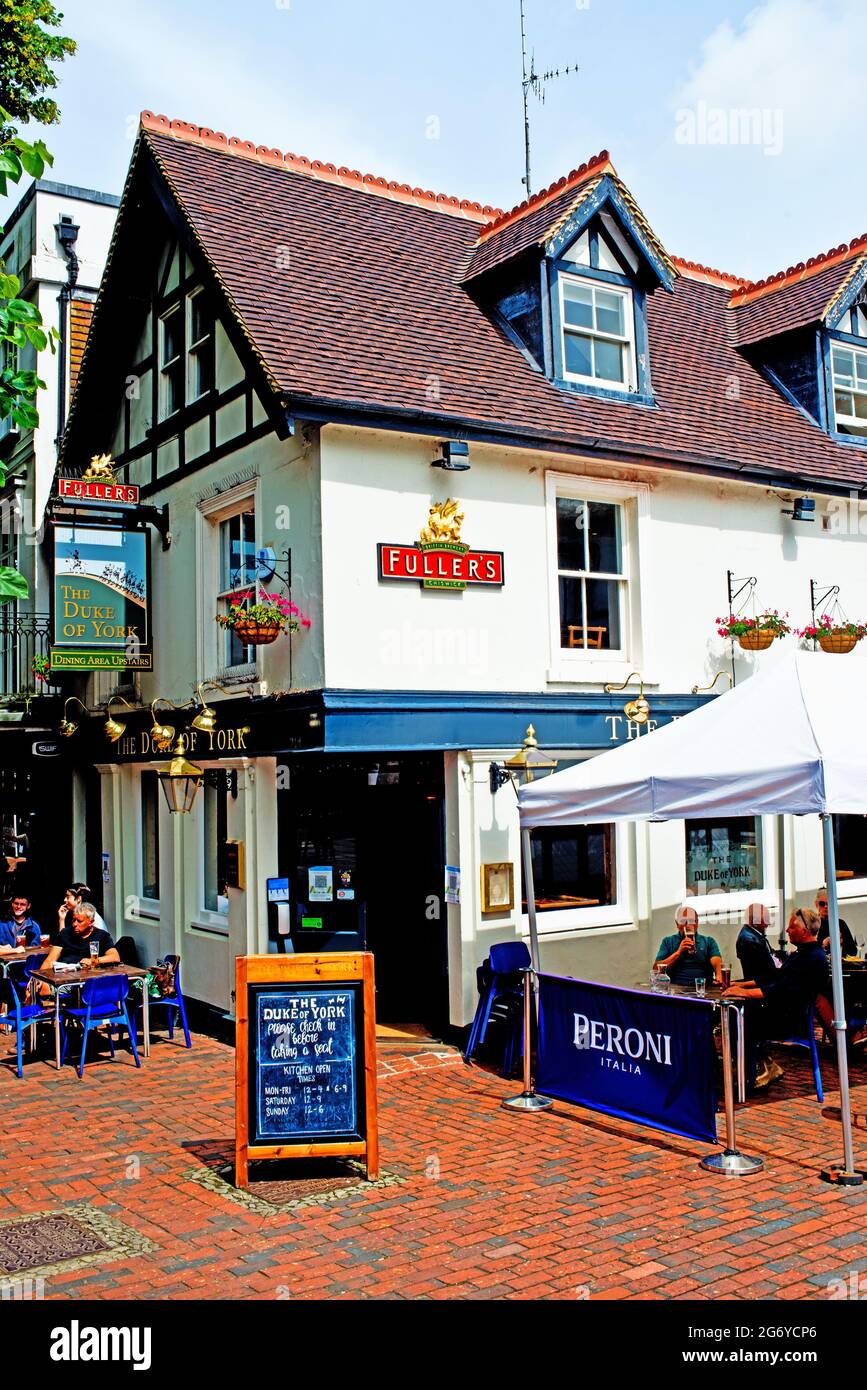 The Duke of York Pub, The Pantiles, Tunbridge Wells, Kent, England