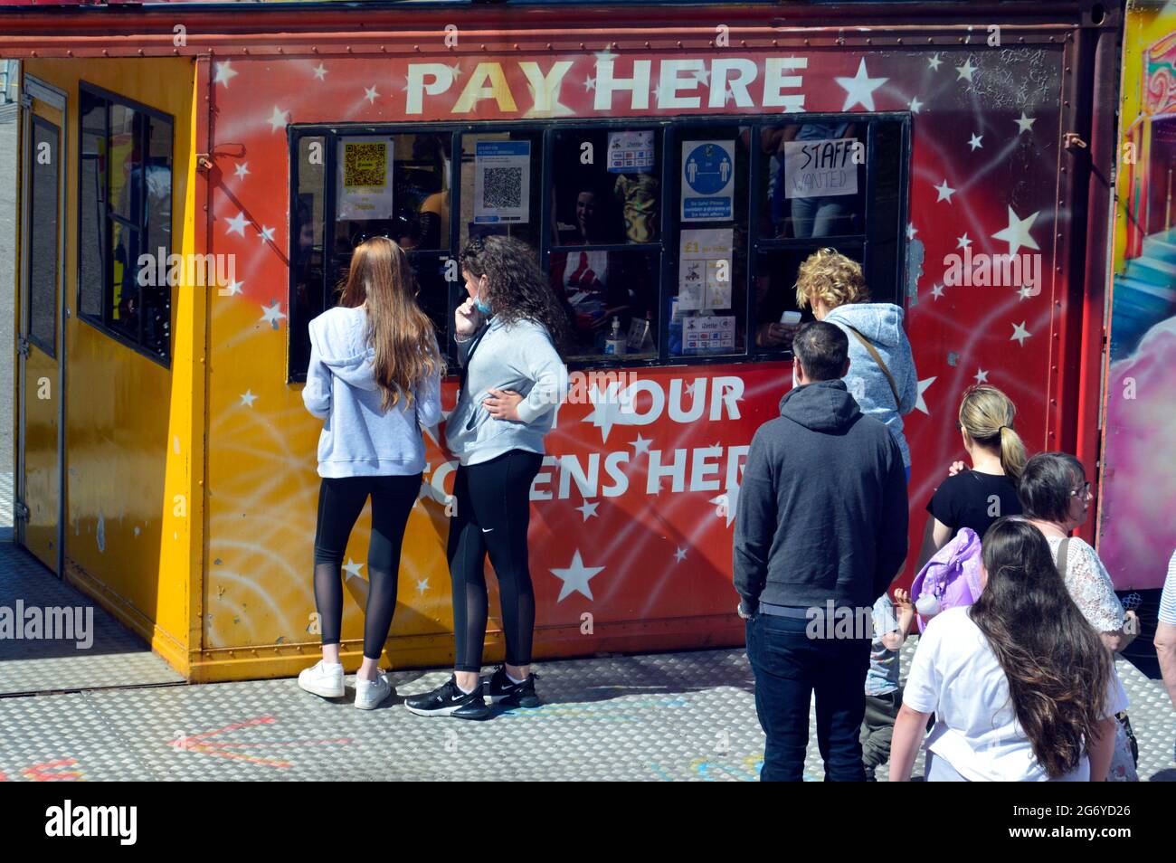 Fairground ticket booth hi-res stock photography and images - Alamy