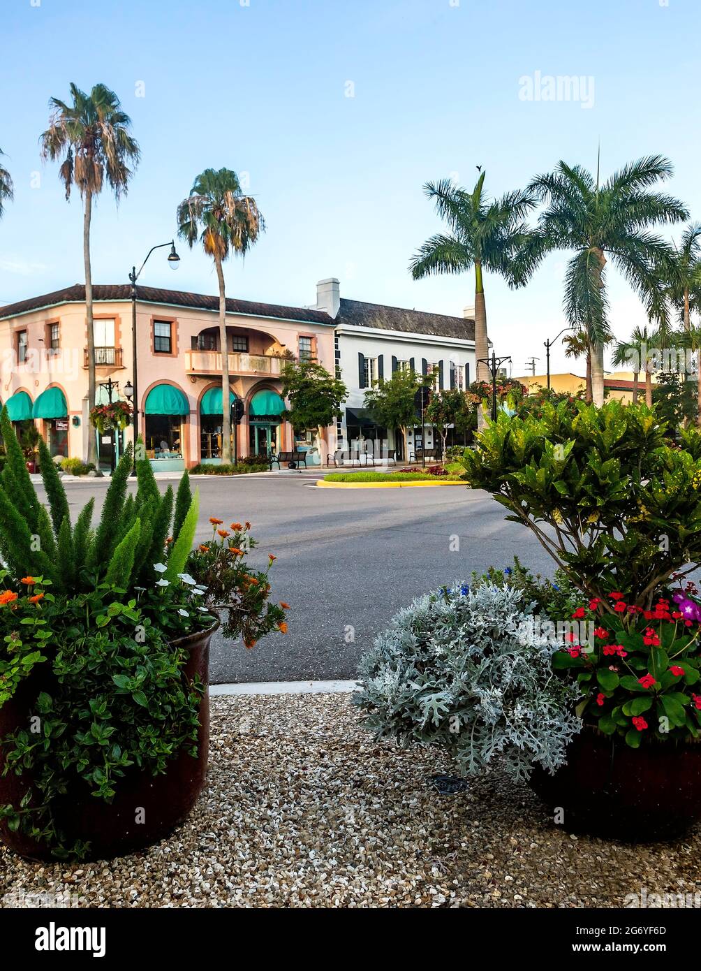 Downtown Venice, Florida Stock Photo Alamy