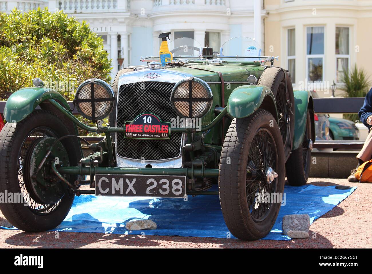 The three castles welsh classic rally Llandudno promenade .The rally ...