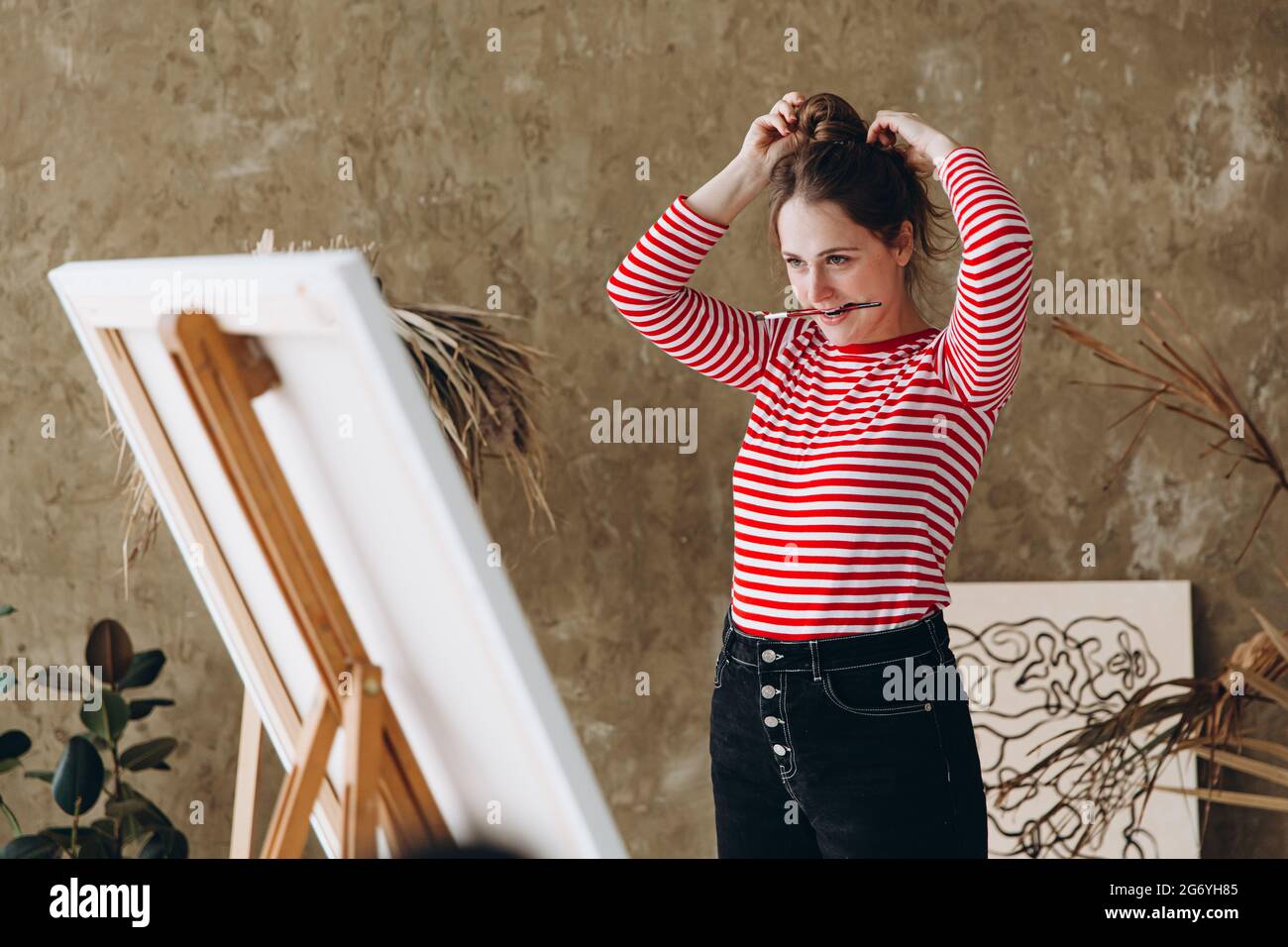 Before painting hires stock photography and images Alamy