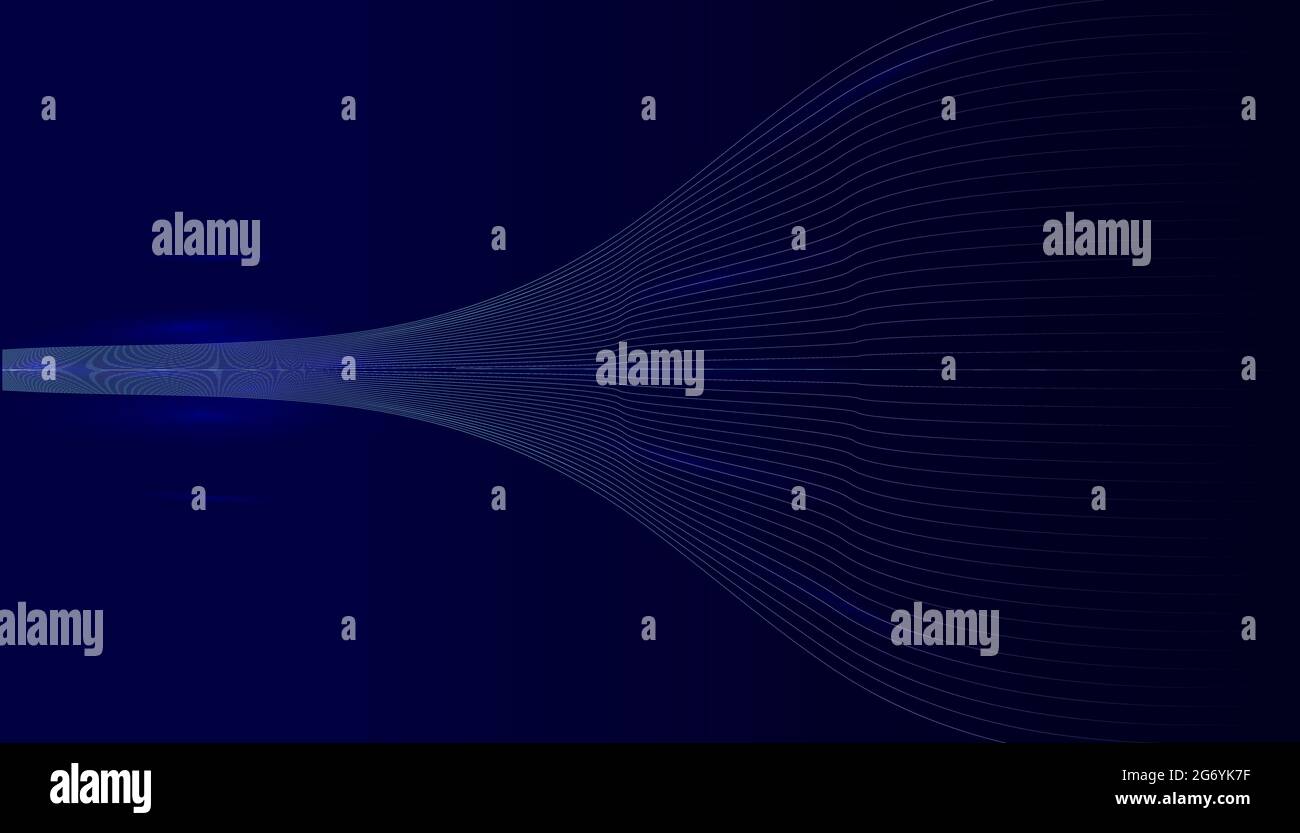 Digital wave particles background. Data science, system illustration ...