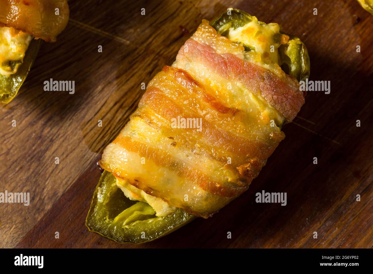 Homemade Bacon Wrapped Jalapeno Poppers with Cream Cheese Stock Photo Alamy