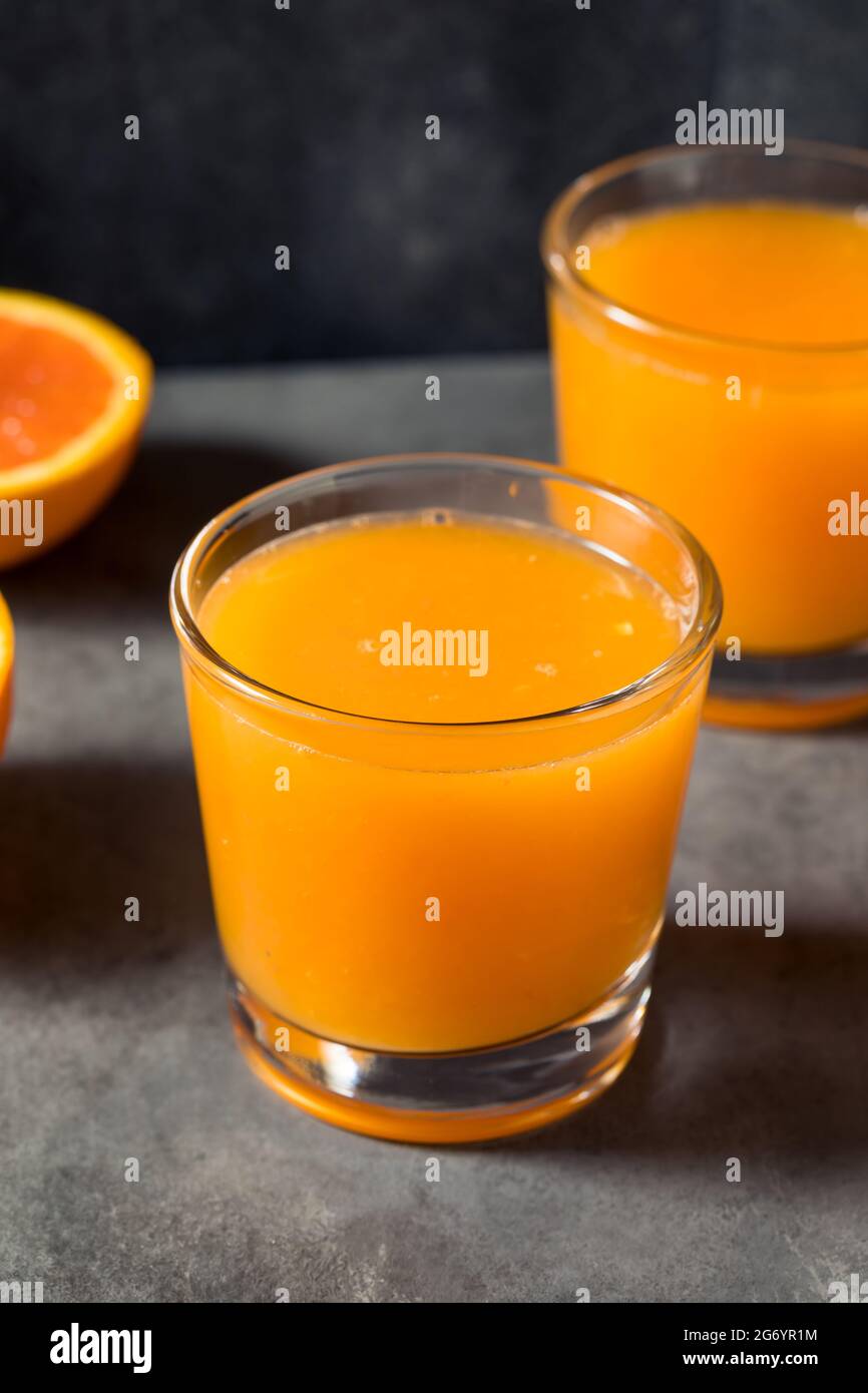 Refreshing Cold Caracara Orange Juice Ready to Drink Stock Photo Alamy