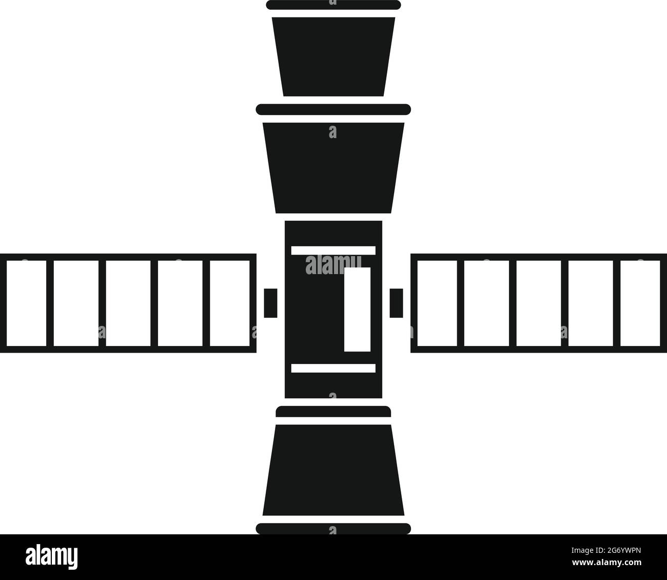 international space station drawing simple