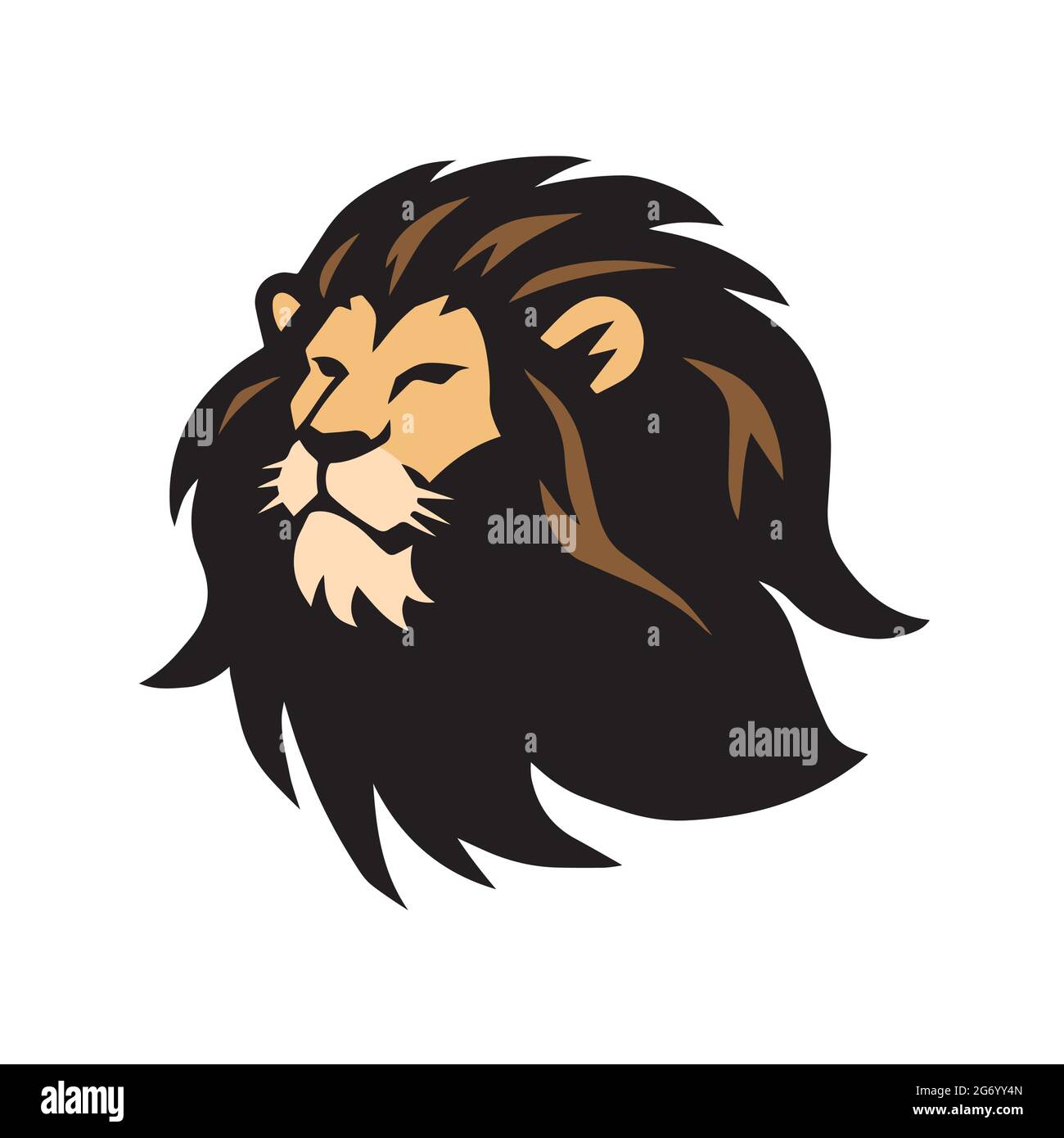 Lion Head Logo Vector Stock Vector Image & Art Alamy