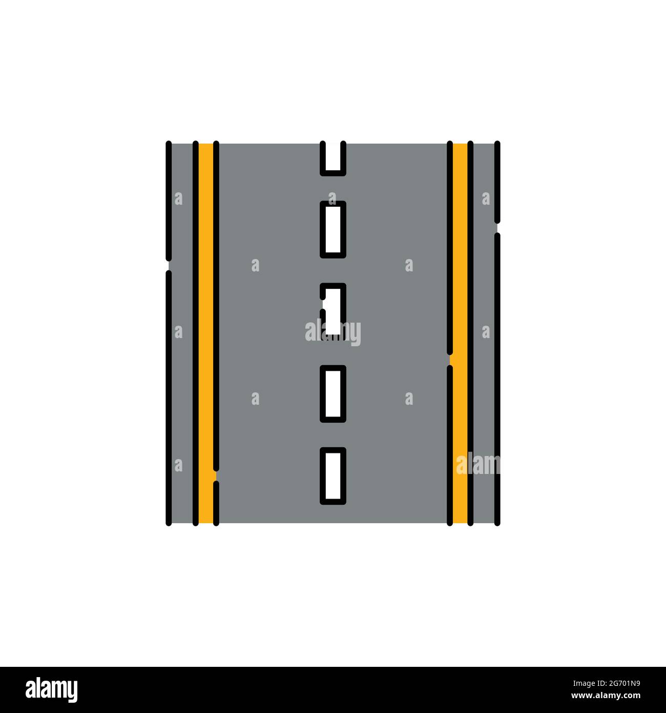 Asphalt olor line icon. Road construction. Pictogram for web page ...