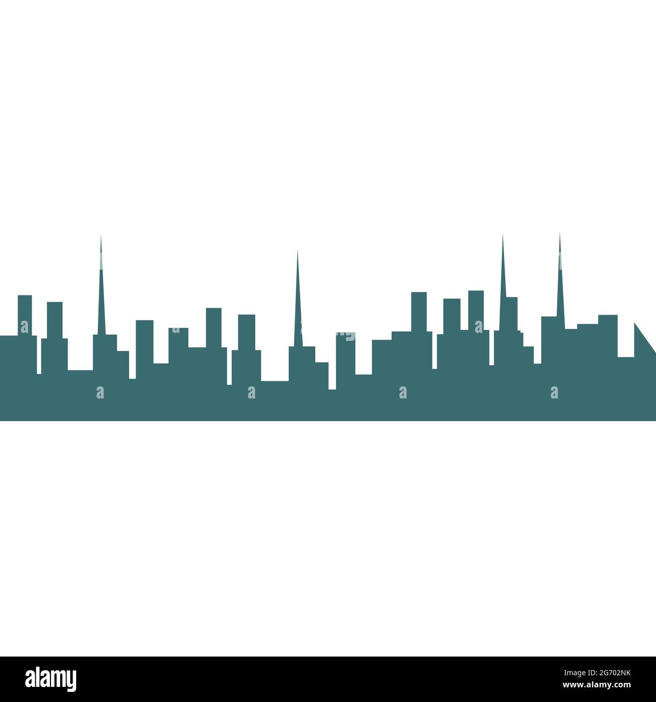 City skyline silhouette building vector illustration architecture ...