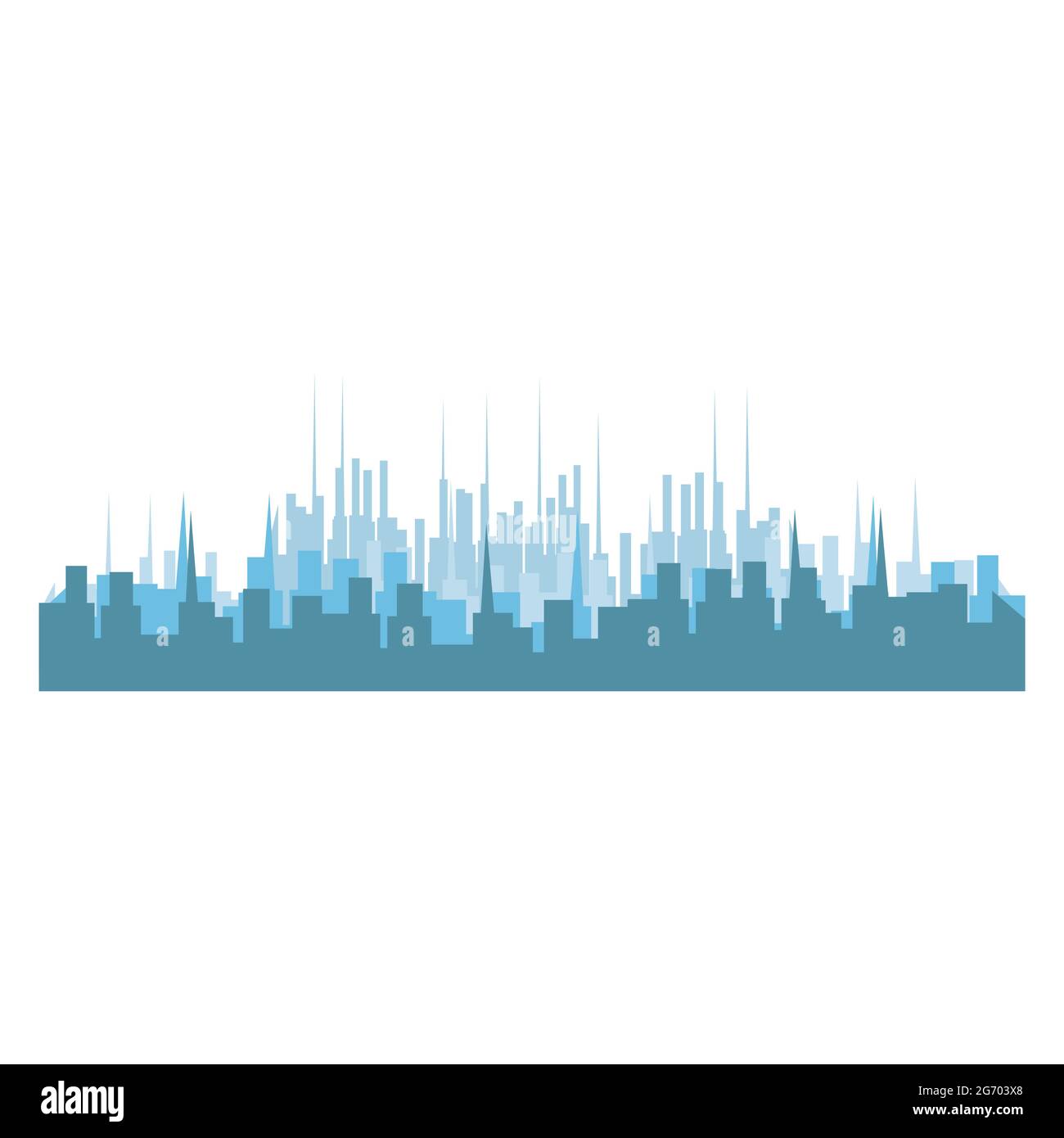 City skyline silhouette building vector illustration architecture ...
