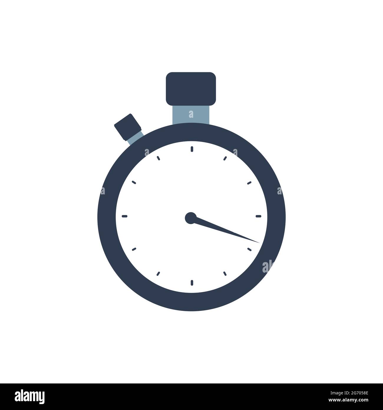Stopwatch clock time vector icon speed symbol. Timer stopwatch sport ...