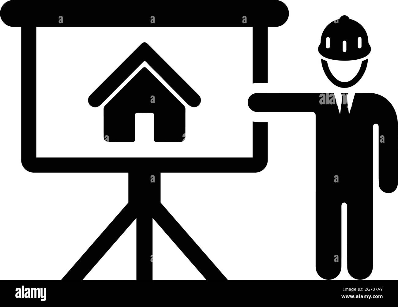 Building, concept, presentation icon - Use for commercial purposes ...