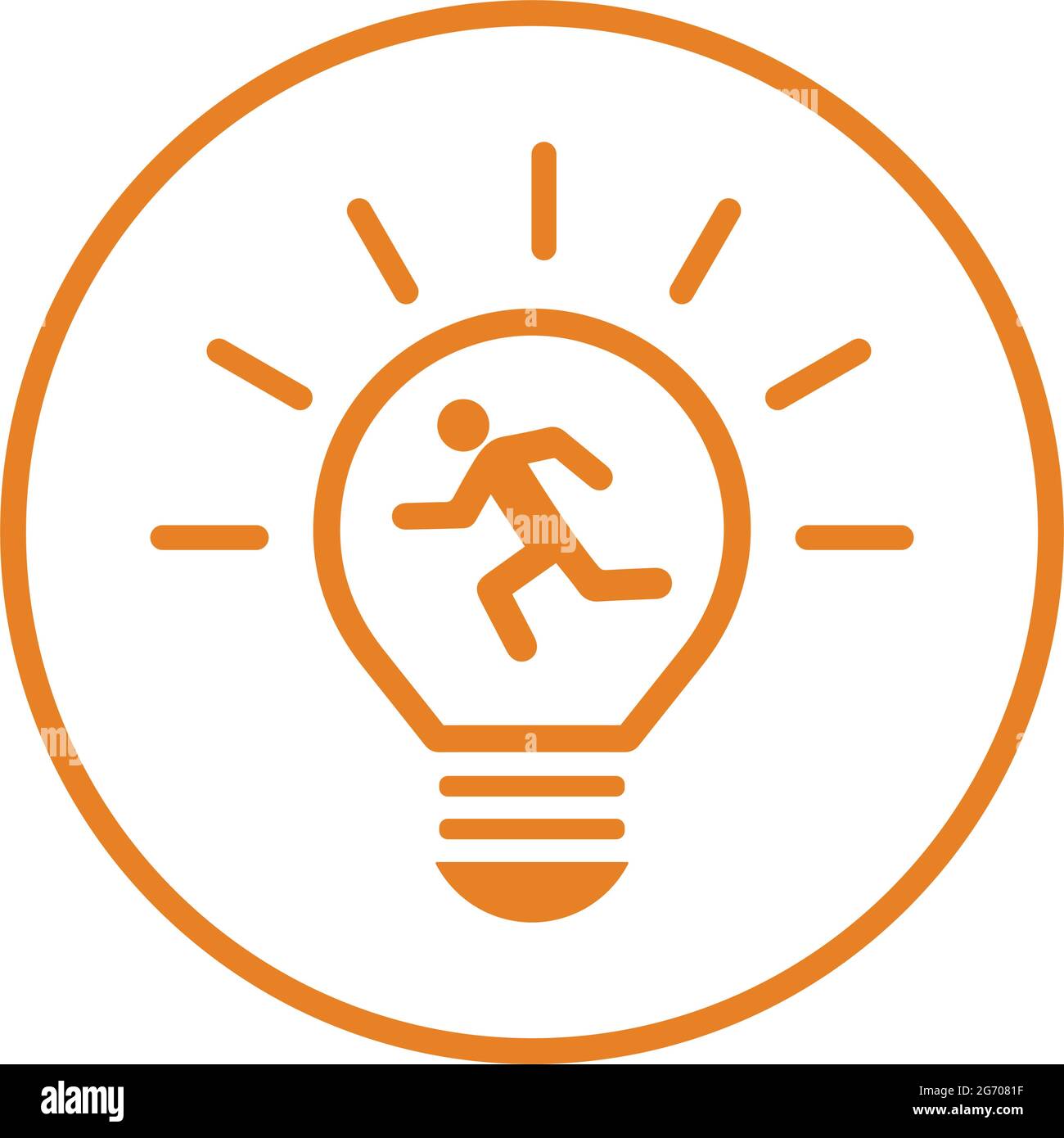 Electric, power, business man icon is isolated on white background. Use ...