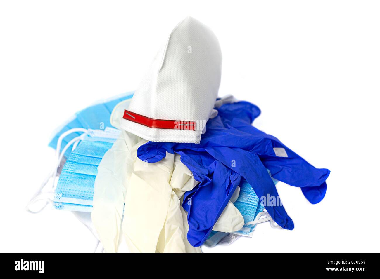 Plastic gloves face masks hi-res stock photography and images - Alamy