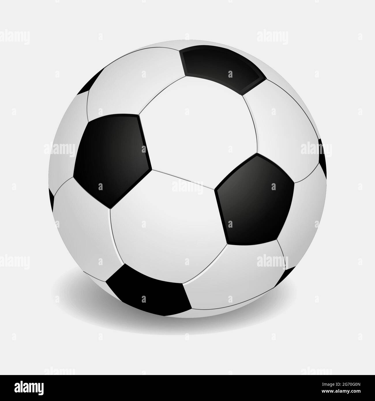 Illustration of a football ball Stock Photo Alamy