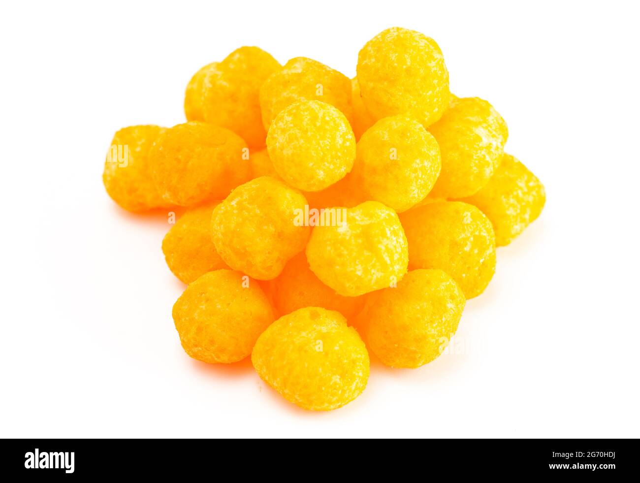 Premium Photo  Cheese balls isolated on white background