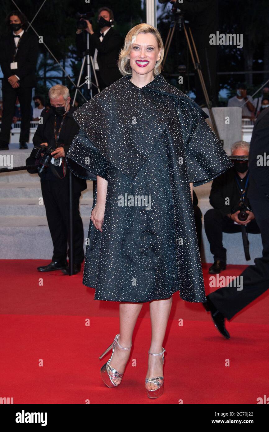 Cannes, France. 09th July, 2021. Lea Mornar attending the La Fracture Premiere as part of the 74th Cannes International Film Festival in Cannes, France on July 09, 2021. Photo by Aurore Marechal/ABACAPRESS.COM Credit: Abaca Press/Alamy Live News Stock Photo