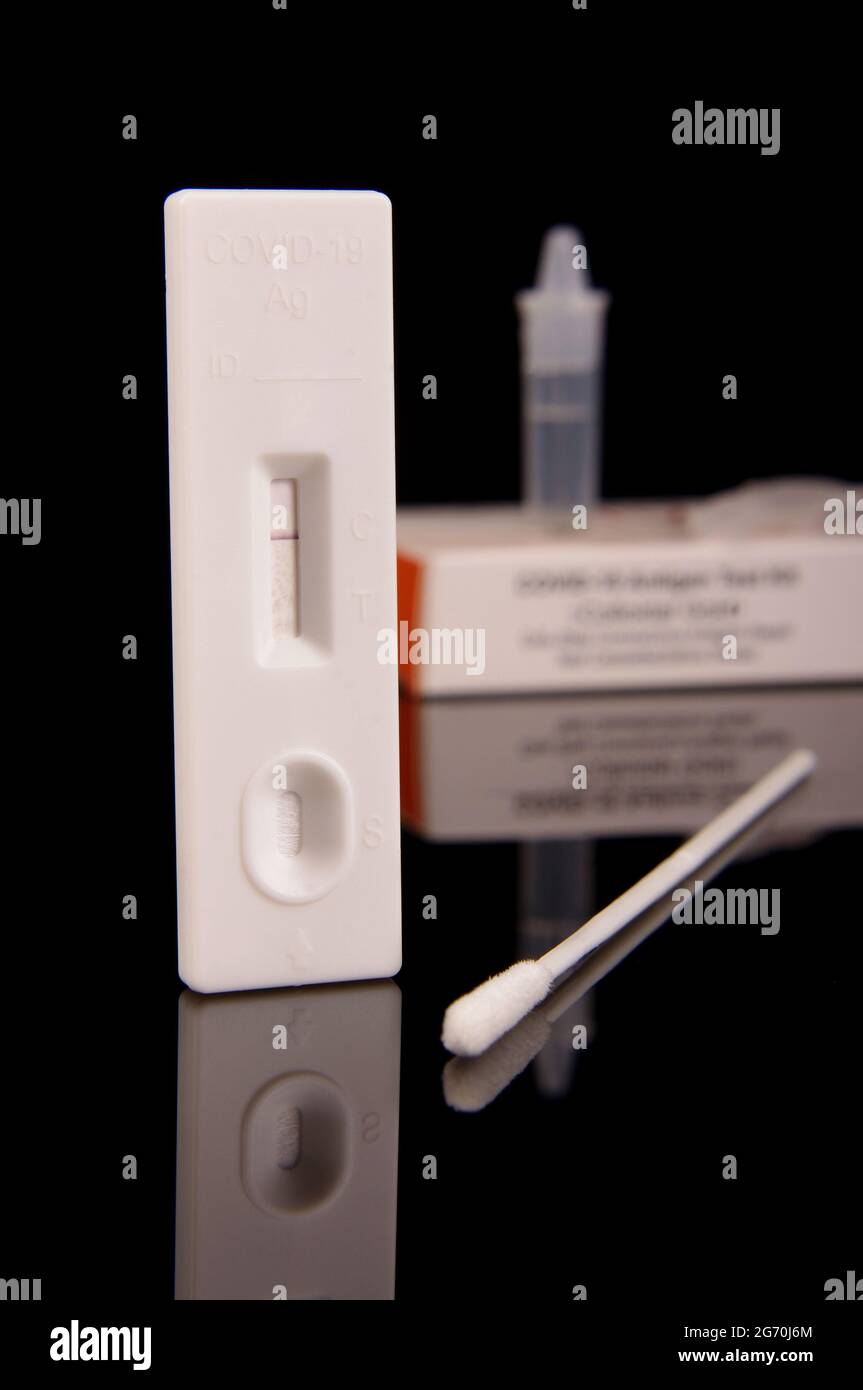 Rapid antigen test kit for COVID-19 corona virus detection and pandemic ...