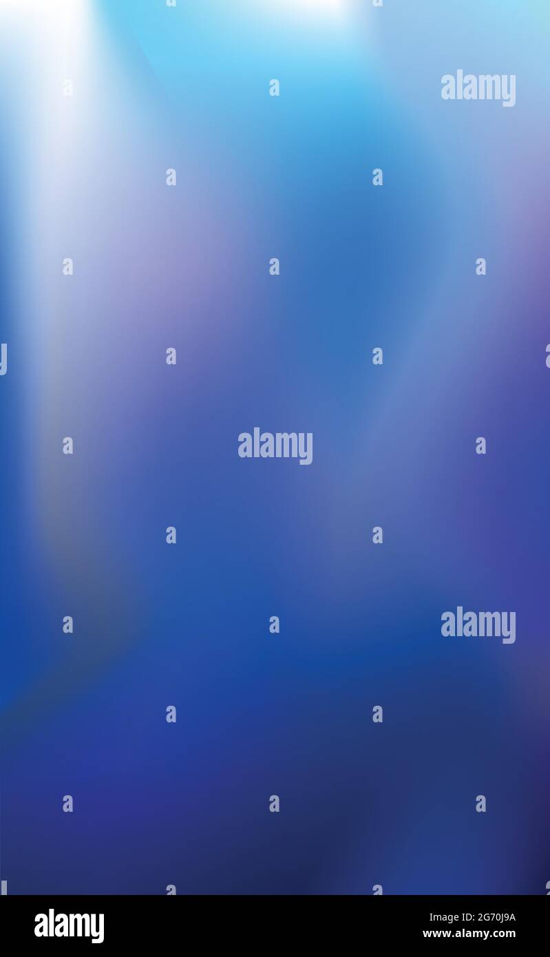 Abstract panoramic background dark blue gradient - Vector illustration Stock Vector