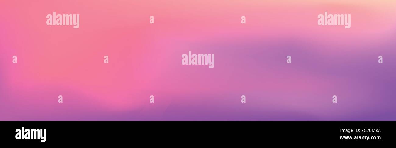 Abstract blurred pink and purple gradient background texture - Vector illustration Stock Vector