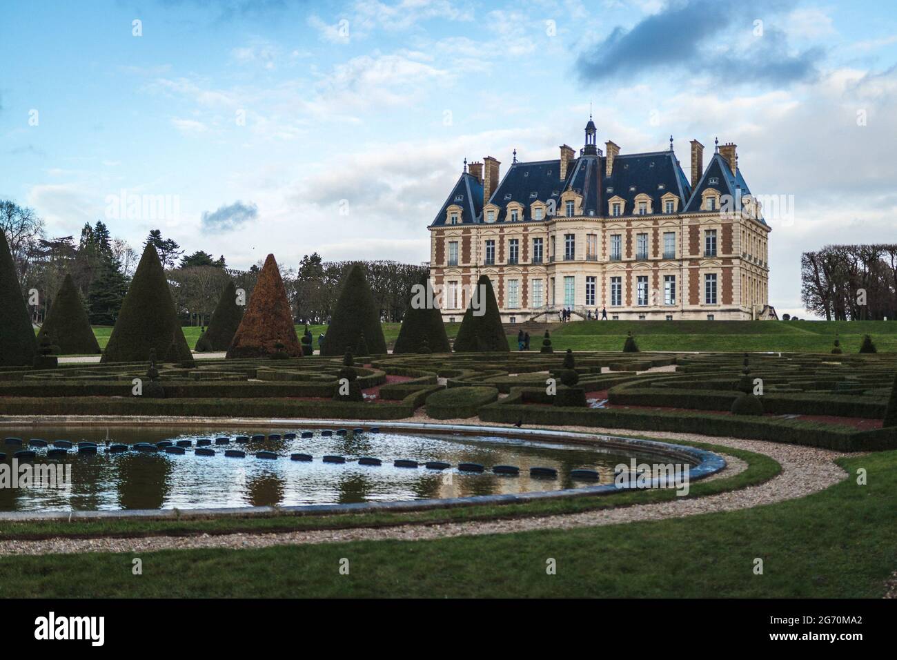 Chateau de Sceaux museum in Sceaux, France Stock Photo