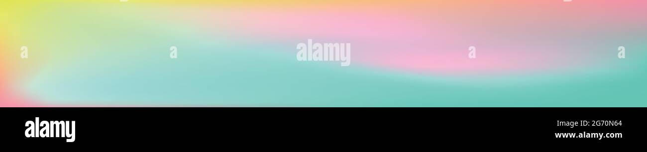 Abstract blurred green and yellow gradient background texture - Vector illustration Stock Vector