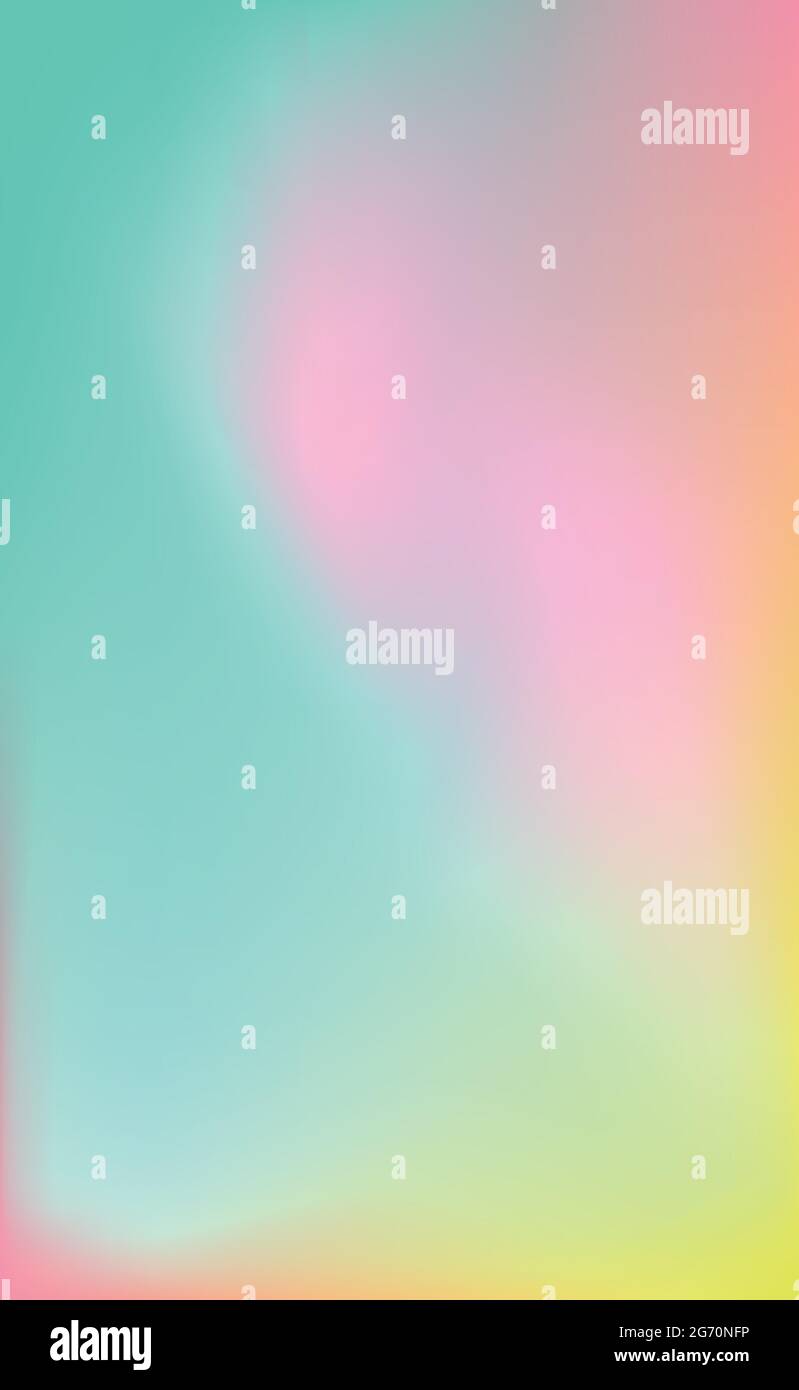 Abstract blurred green and yellow gradient background texture - Vector illustration Stock Vector