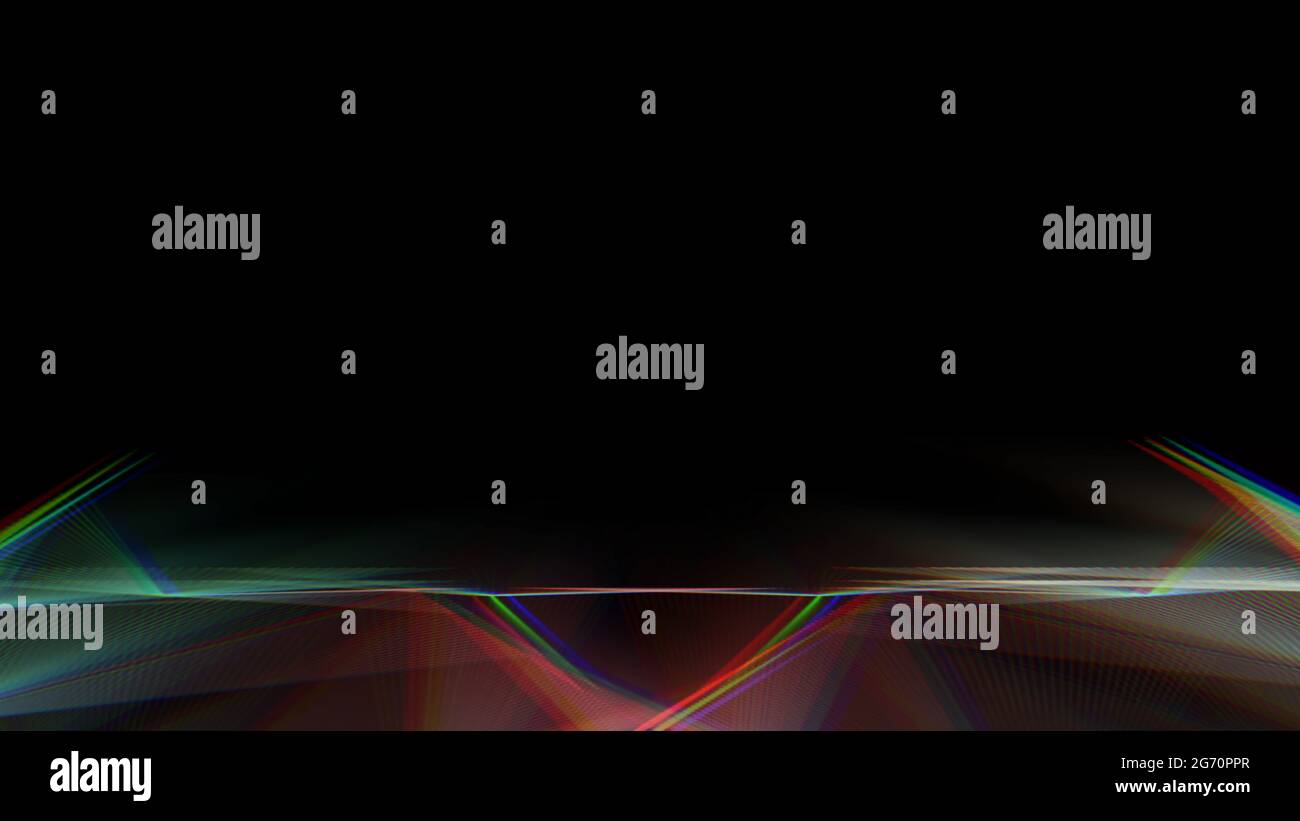 Abstract black texture with colorful dimming lights in the bottom Stock ...