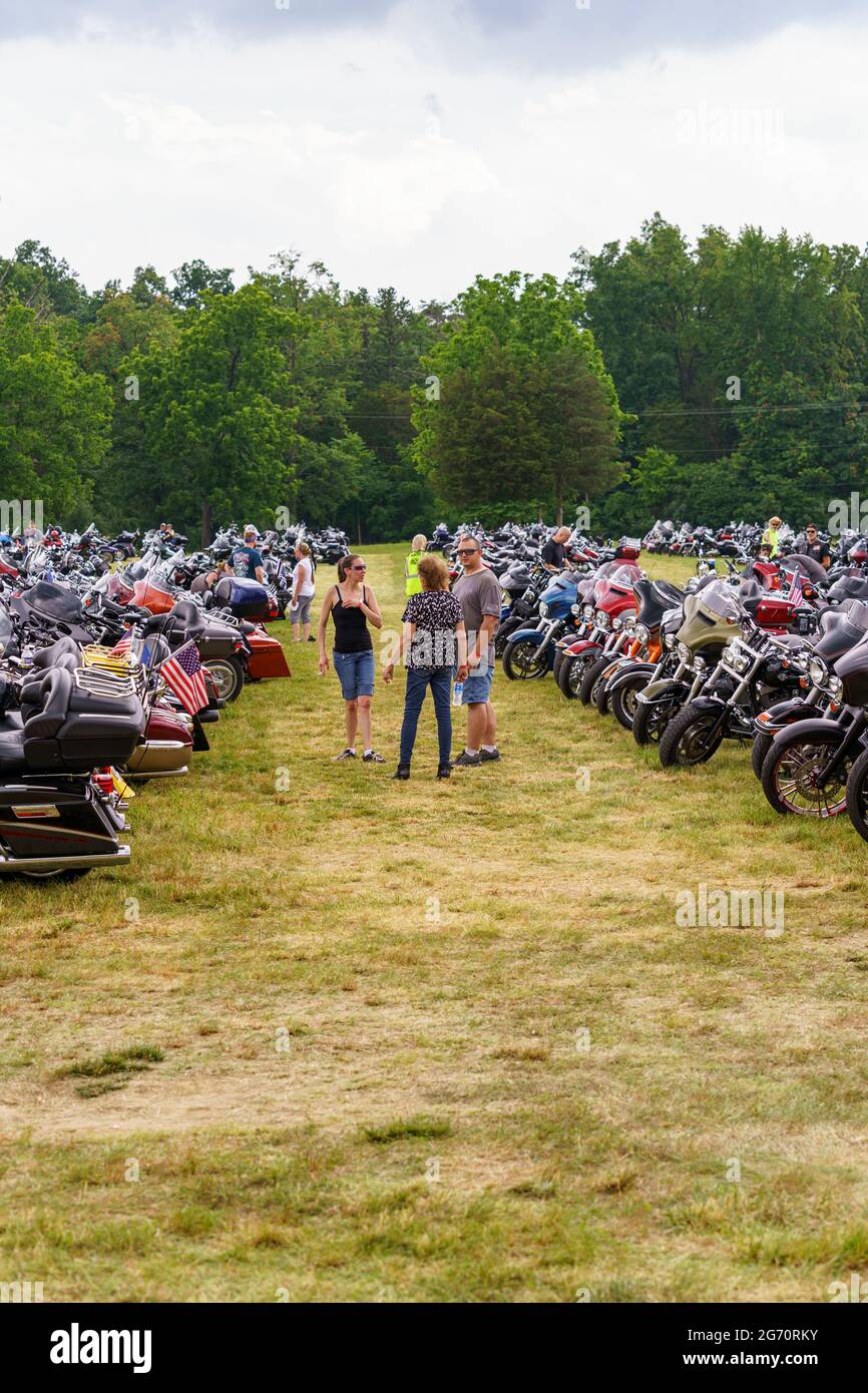 Pennsylvania, USA. 09th July, 2021. Gettysburg, PA, USA July 9, 2021