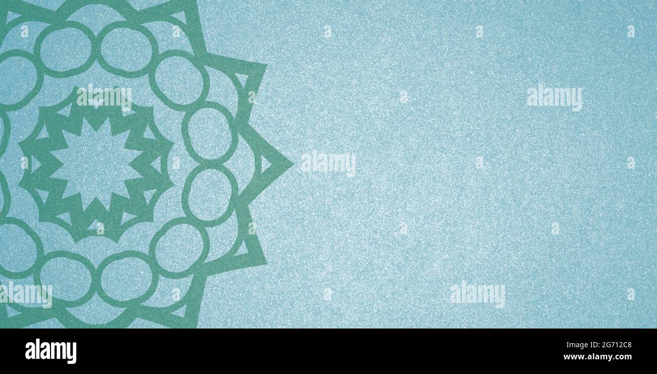 Light blue Islamic background, Blue Islamic wallpaper Stock Photo - Alamy