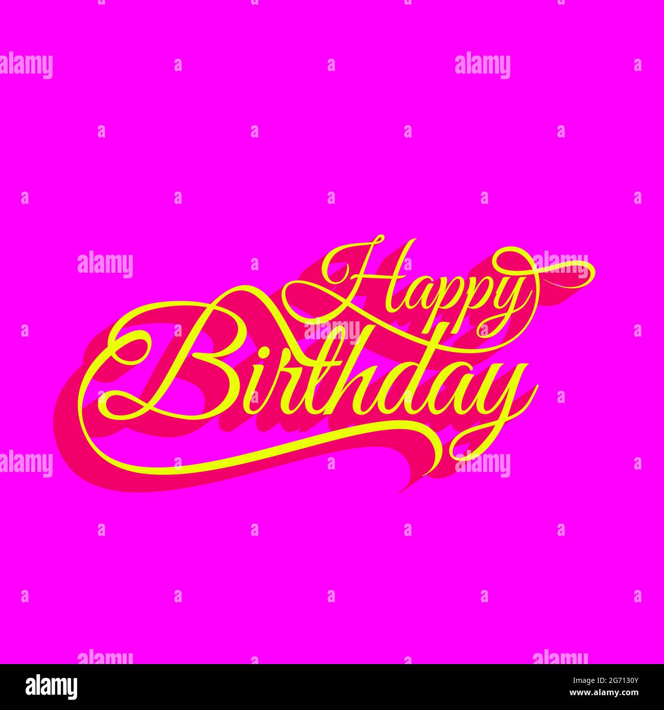 Happy Birthday Flat Design Illustration Stock Photo Alamy Happy Birthday Flat Design Illustration Stock Photo Alamy