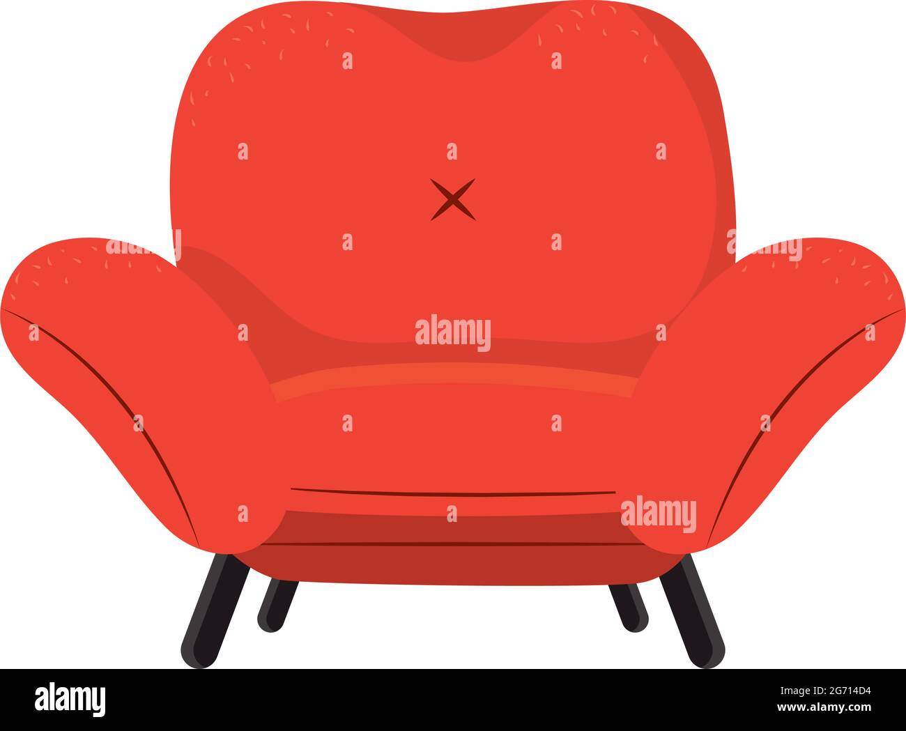 armchair furniture comfort Stock Vector Image & Art - Alamy