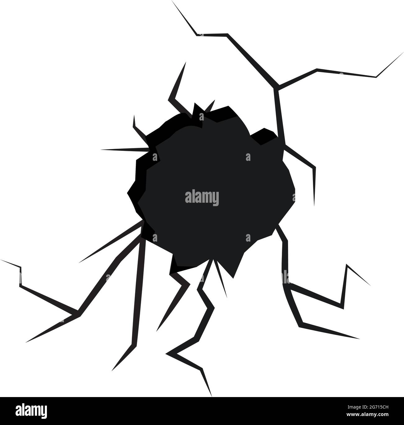 hole in the wall Stock Vector Image & Art Alamy