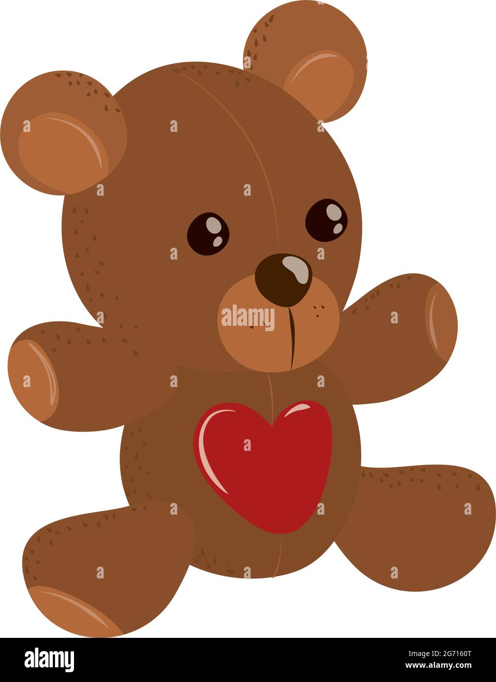 cute bear toy Stock Vector