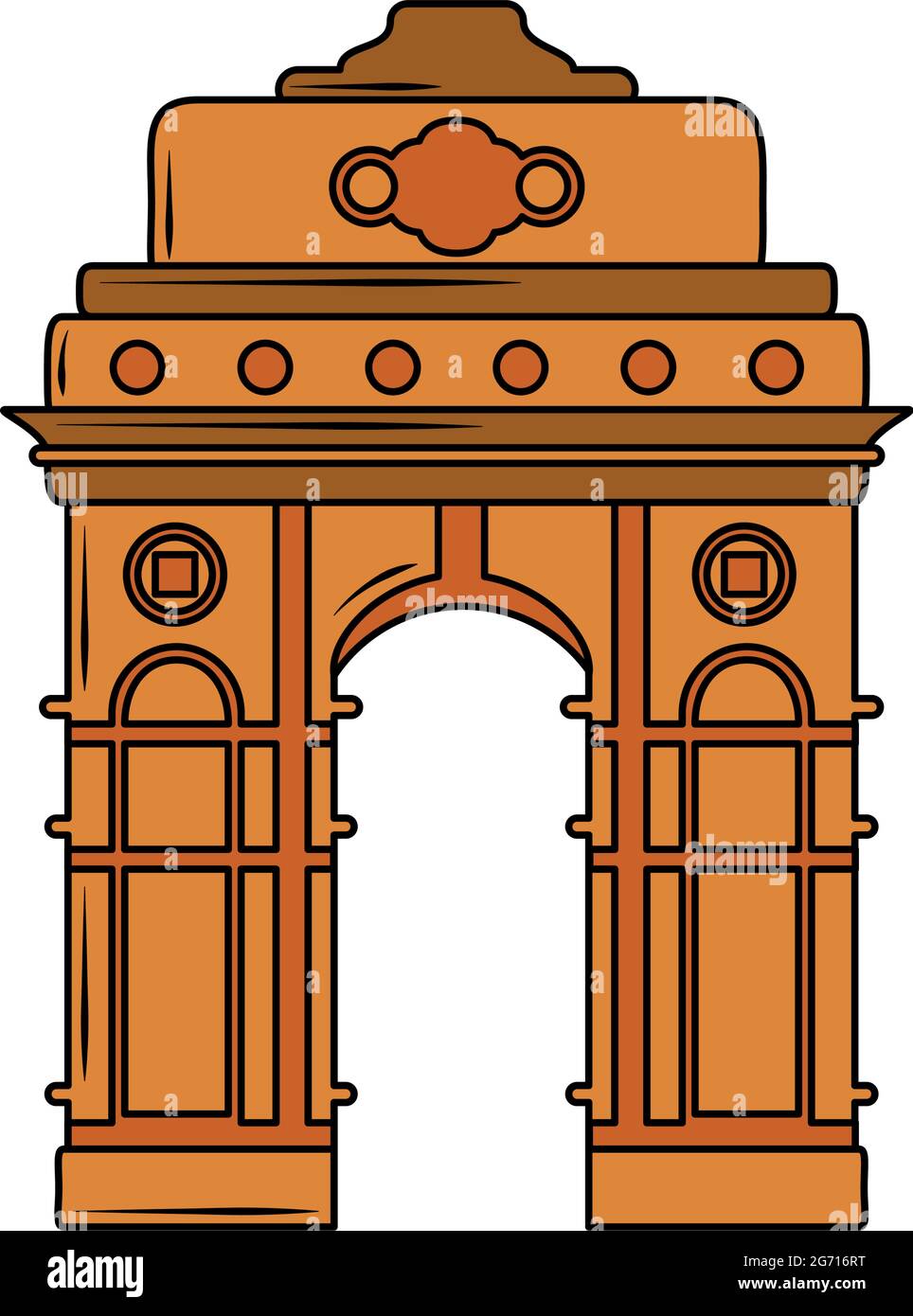 indian gate landmark Stock Vector Image & Art - Alamy