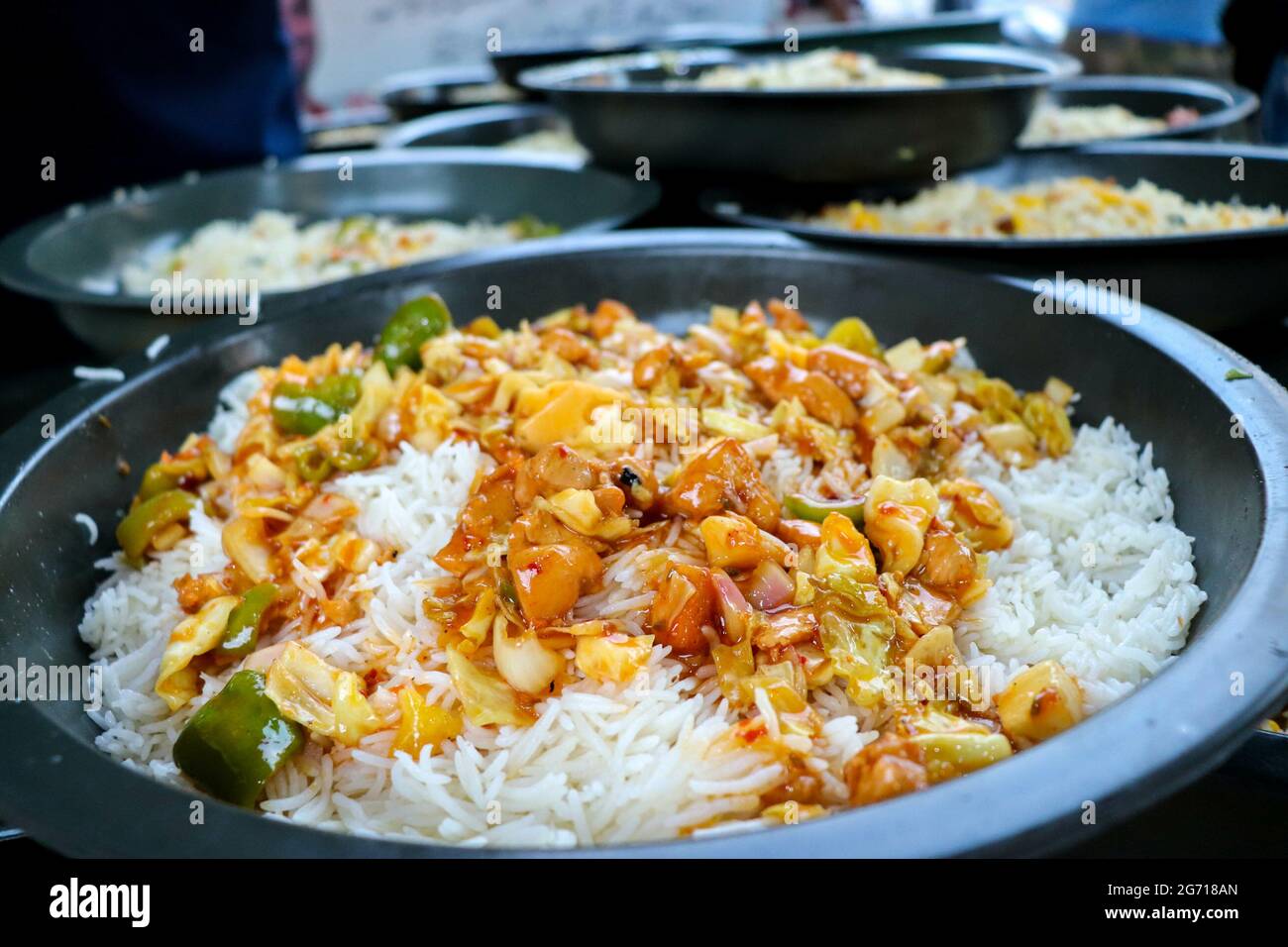 Closeup shot of an exotic rice and vegetable dish Stock Photo - Alamy