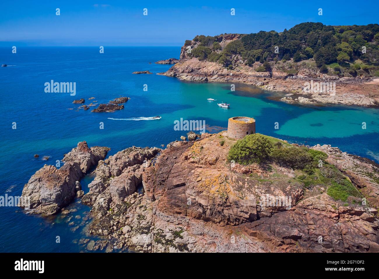 Channel islands jersey aerial hires stock photography and images Alamy