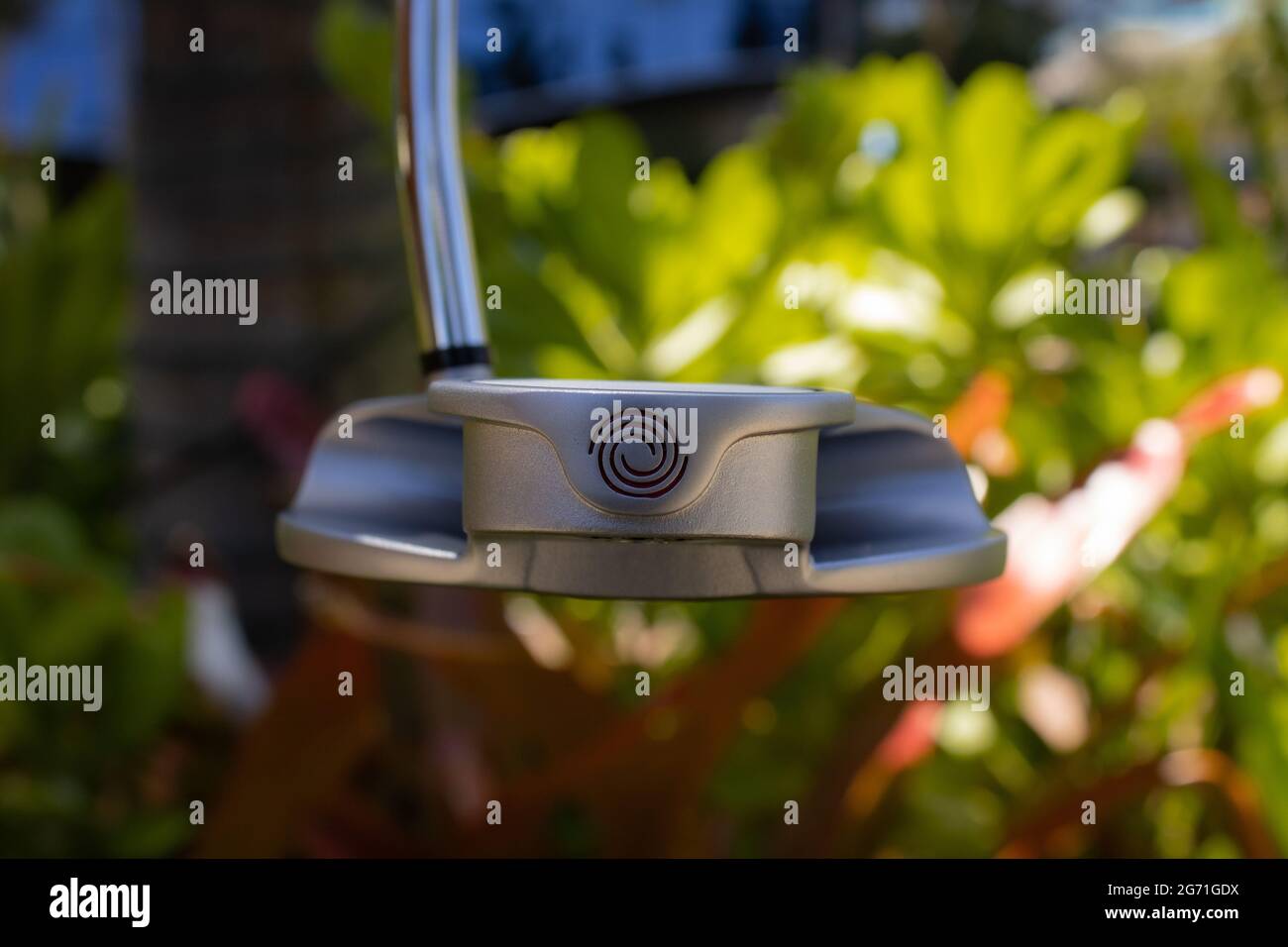Beautiful putter promotion for a golf shop in Hawaii Stock Photo Alamy