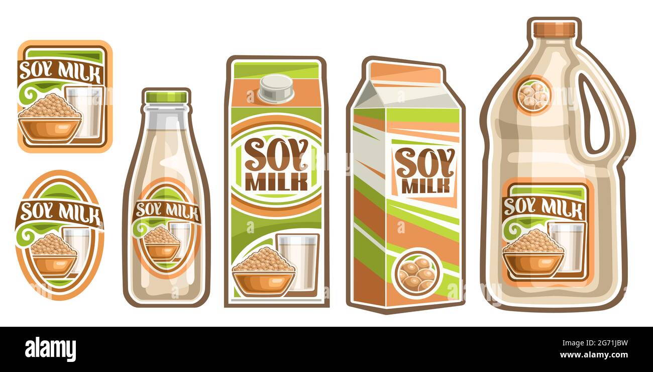 Glass milk cut out Stock Vector Images Alamy