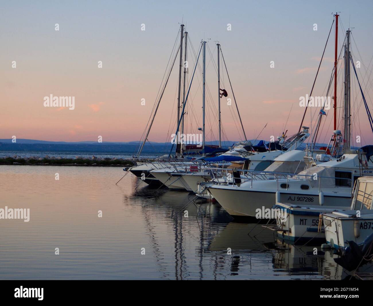 Port de Martigues, une petite commune au sud d cela France dans la région PACA Stock Photo