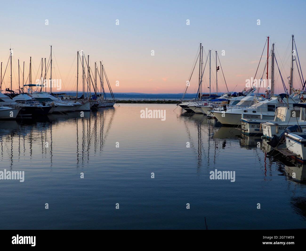 Port de Martigues, une petite commune au sud d cela France dans la région PACA Stock Photo