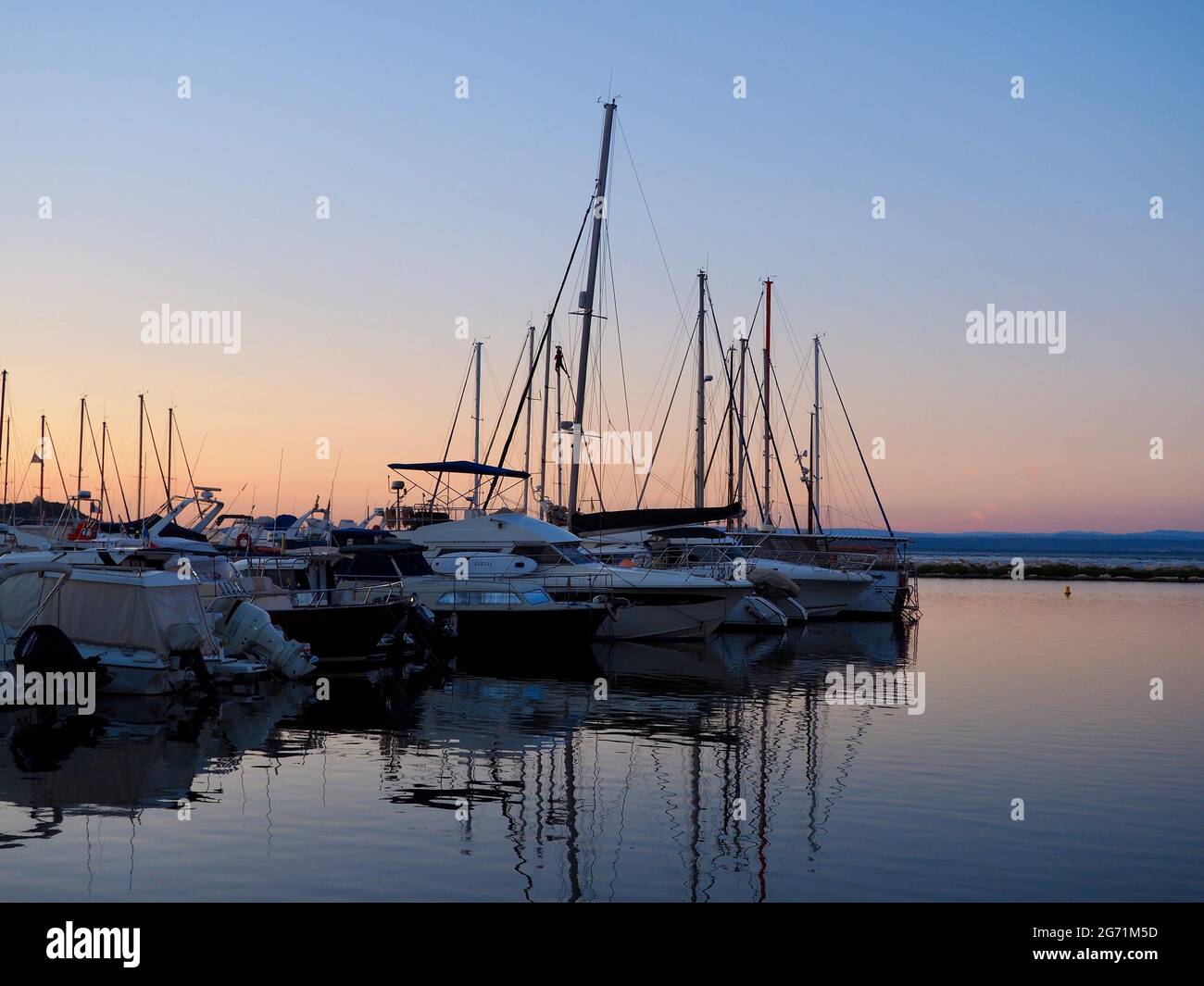 Port de Martigues, une petite commune au sud d cela France dans la région PACA Stock Photo