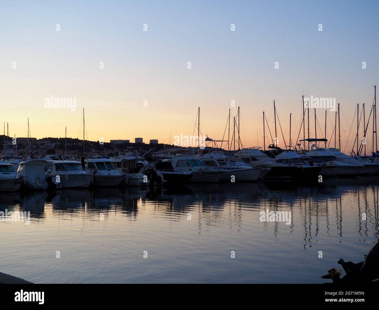 Port de Martigues, une petite commune au sud d cela France dans la région PACA Stock Photo